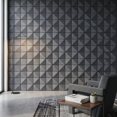 3D акустичен панел Cut 300x300x28 mm