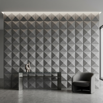 3D акустичен панел Pyramid 300x300x50 mm