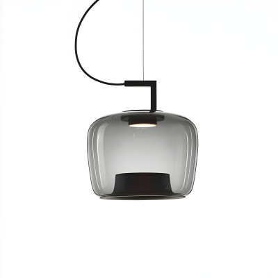 Висящ LED пендел Amber B | Опушено стъкло | 5W | 3000K
