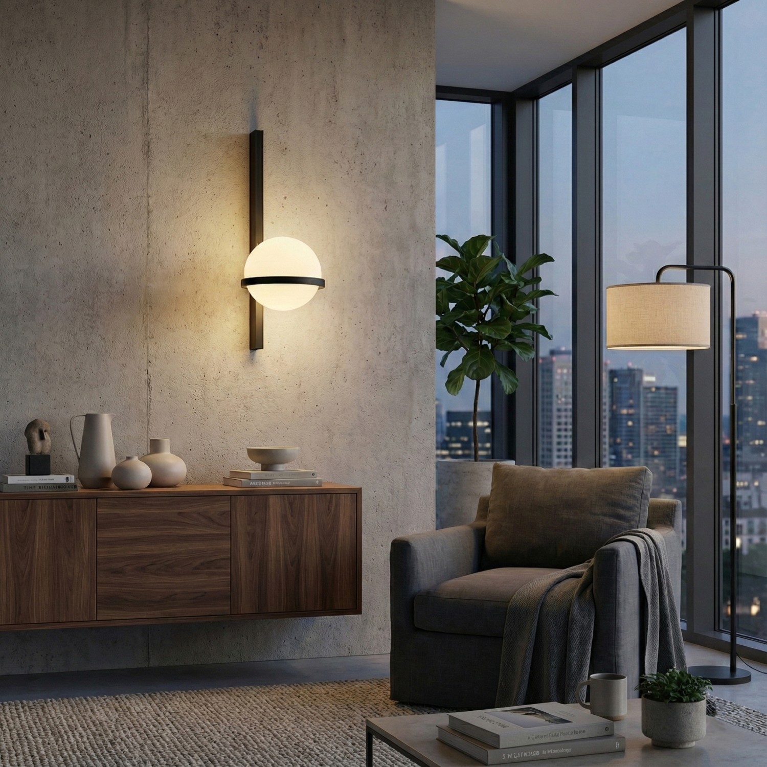 Детайлно изображение на LED стенен аплик Astro Orb Wall | Сферичен | 12W | Черен Снимка на LED стенен аплик Astro Orb Wall | Сферичен | 12W | Черен