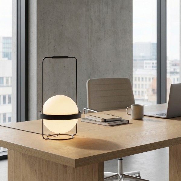 Снимка на Настолна LED лампа Astro Table | Планета | 12W | Черна