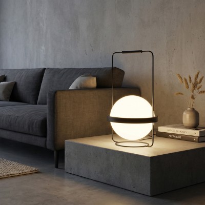 Настолна LED лампа Astro Table | Планета | 12W | Черна