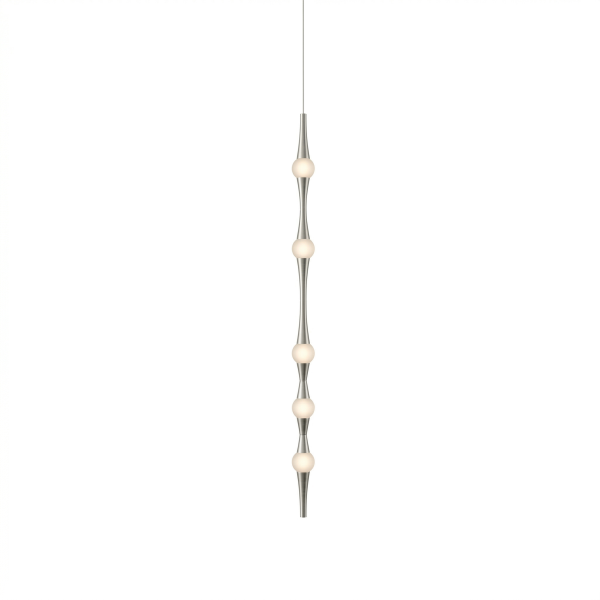 Детайлно изображение на Дизайнерски висящ LED полилей Bamboo Vertical | 6W | 3000K Снимка на Дизайнерски висящ LED полилей Bamboo Vertical | 6W | 3000K