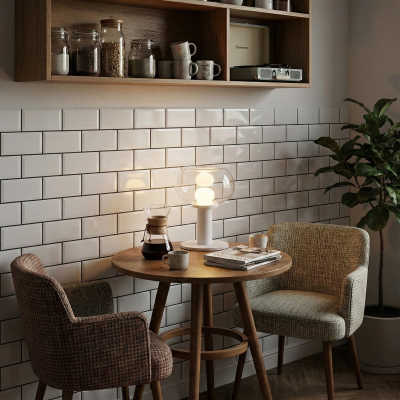 Настолна LED лампа Brita Table | Тип купа | 3000K | 12W | Тъч димиране