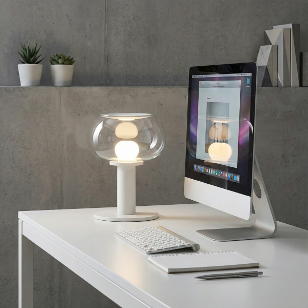 Снимка на Настолна LED лампа Brita Table | Тип купа | 3000K | 12W | Тъч димиране