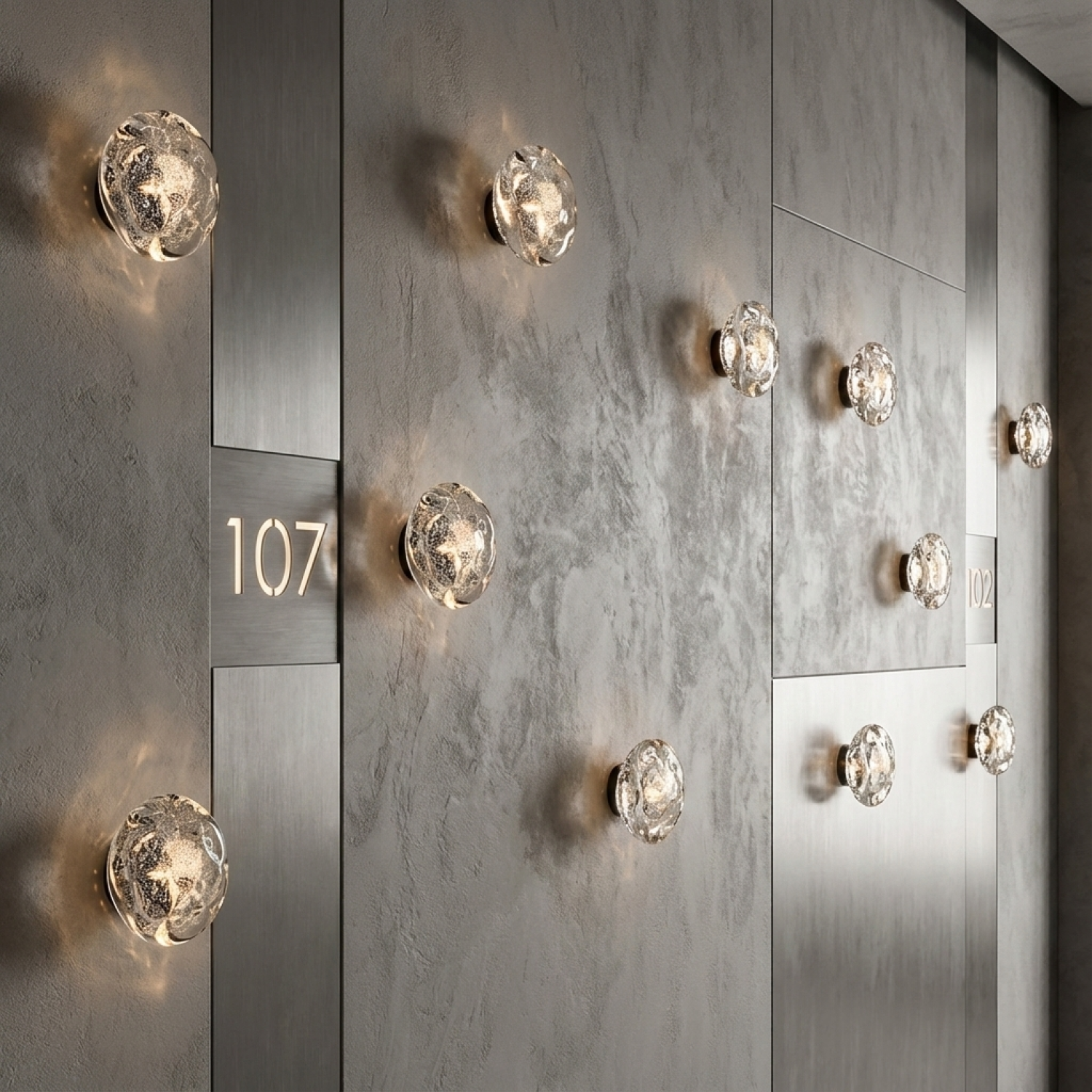 Снимка на Стенен аплик Crisp | Прозрачно стъкло | Ø16cm | G4