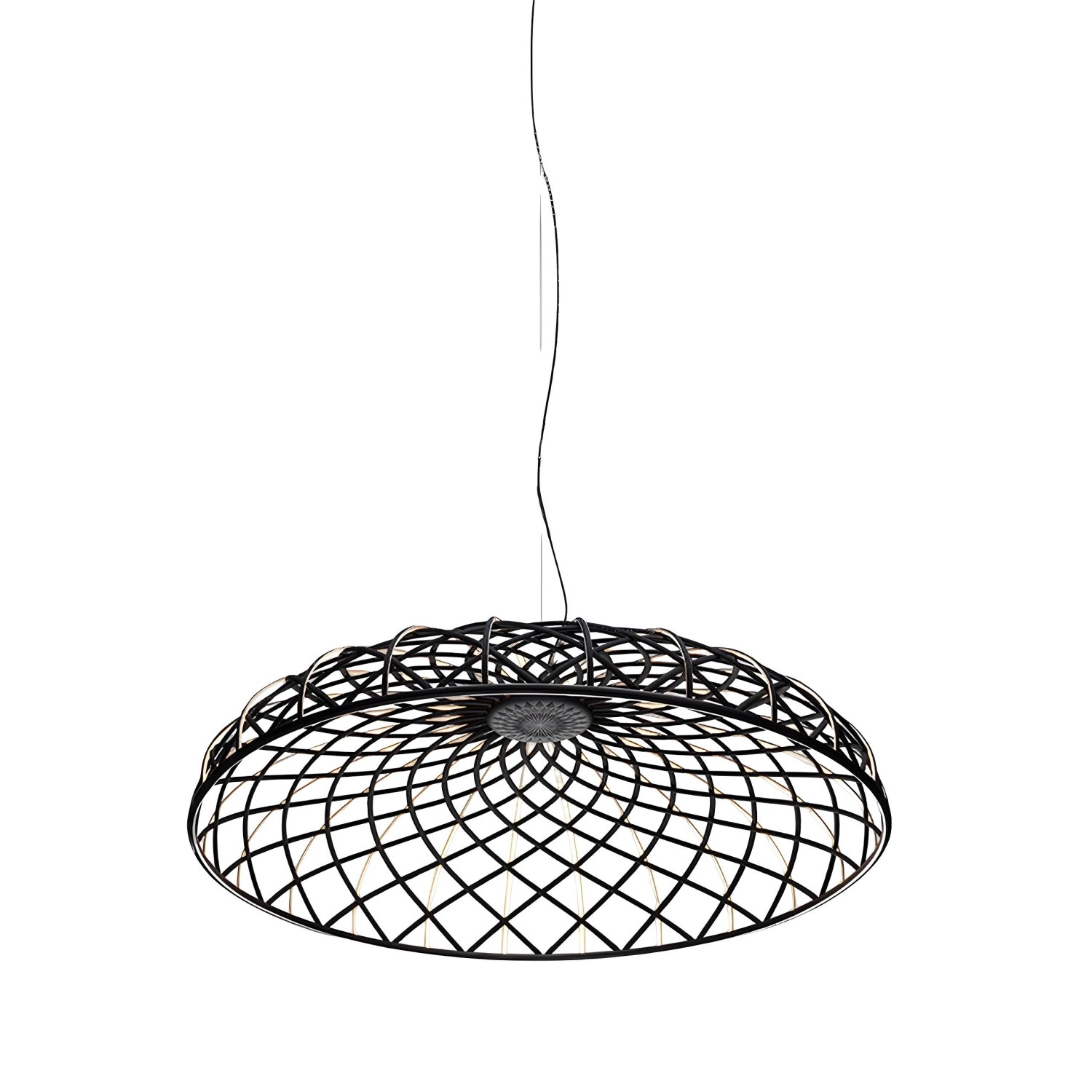 Снимка на Висящ LED пендел Criss | Плетено пано | 15W | 3000K