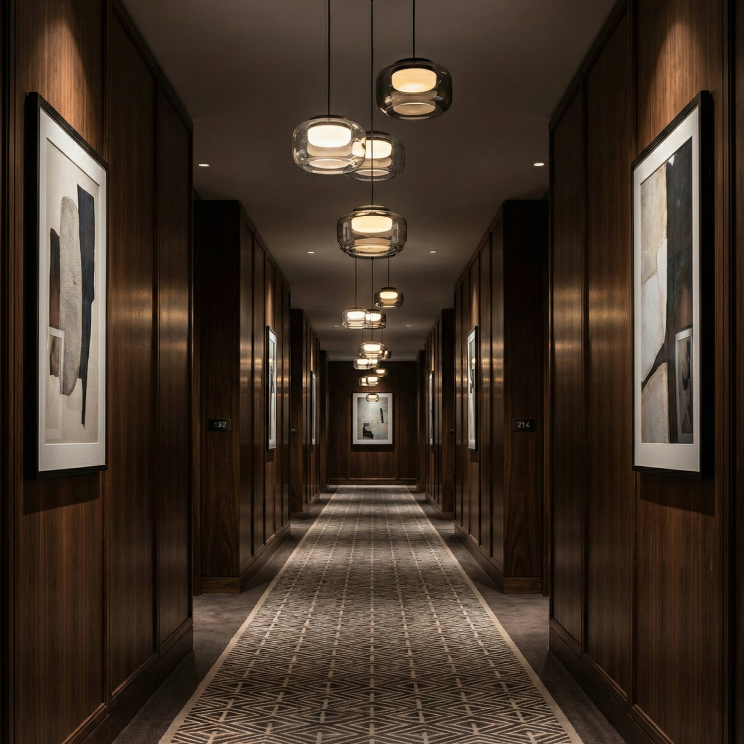 Детайлно изображение на Висящ LED пендел Crystal | Опушено стъкло | 3000K Снимка на Висящ LED пендел Crystal | Опушено стъкло | 3000K