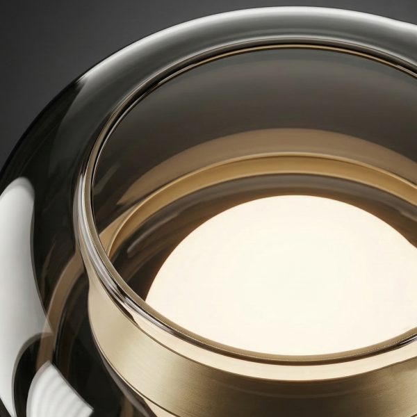 Детайлно изображение на Висящ LED пендел Crystal | Опушено стъкло | 3000K Снимка на Висящ LED пендел Crystal | Опушено стъкло | 3000K