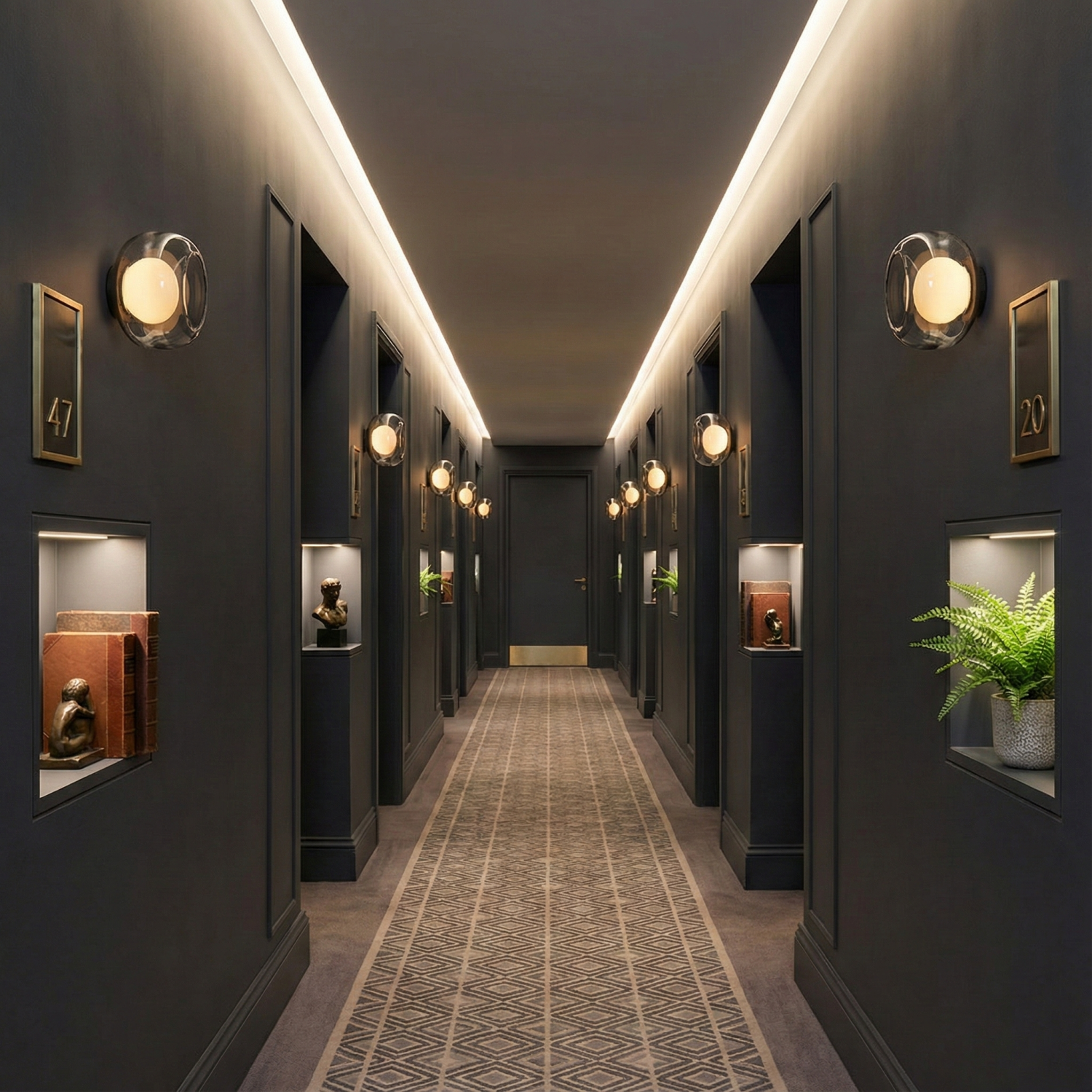 Детайлно изображение на Стенен LED аплик Crystal | Опушено стъкло | 3000K Снимка на Стенен LED аплик Crystal | Опушено стъкло | 3000K