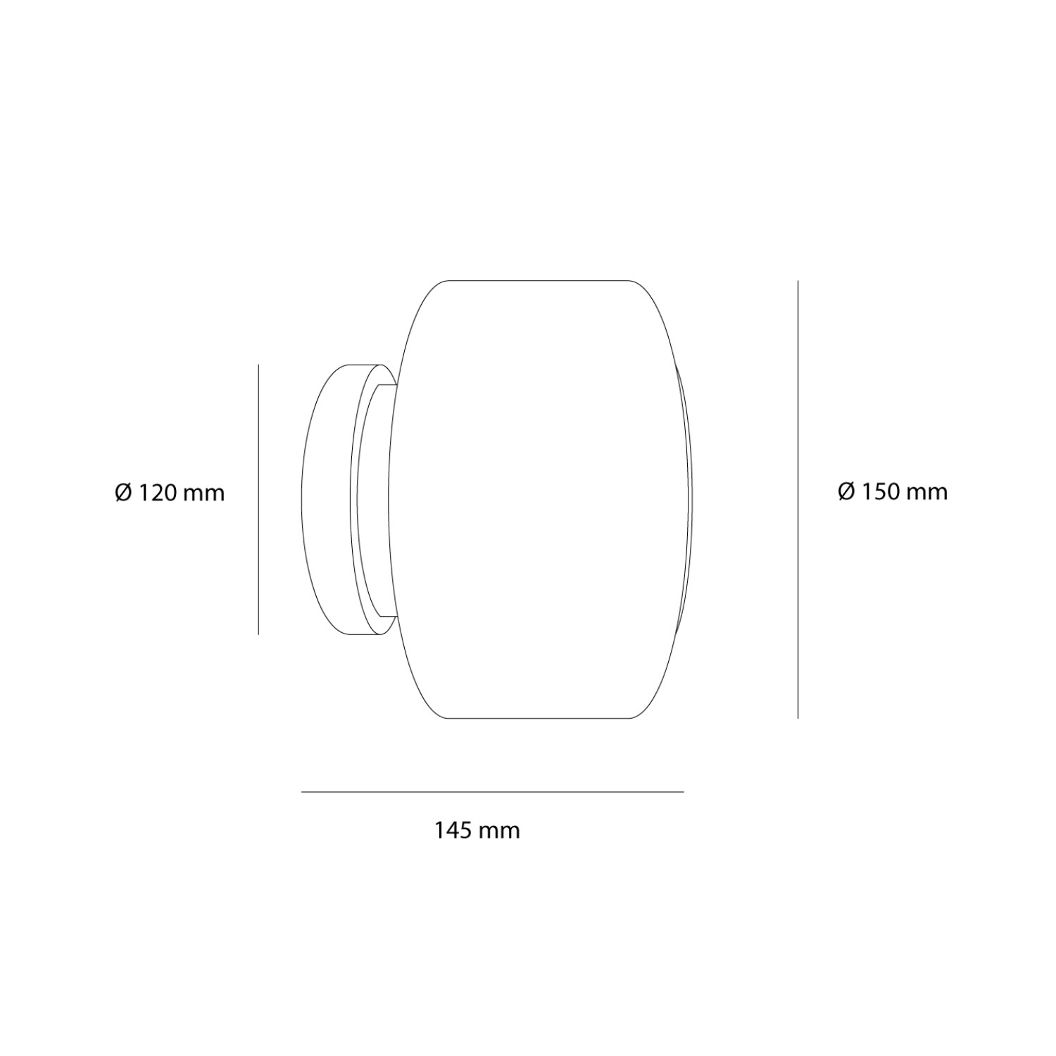 Детайлно изображение на Стенен LED аплик Crystal | Опушено стъкло | 3000K Снимка на Стенен LED аплик Crystal | Опушено стъкло | 3000K