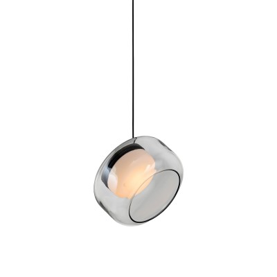 Висящ LED пендел Crystal | Опушено стъкло | 3000K