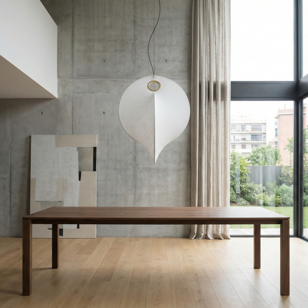 Детайлно изображение на Висяща лампа Gemini | Копринен абажур | E27 | Бял Снимка на Висяща лампа Gemini | Копринен абажур | E27 | Бял