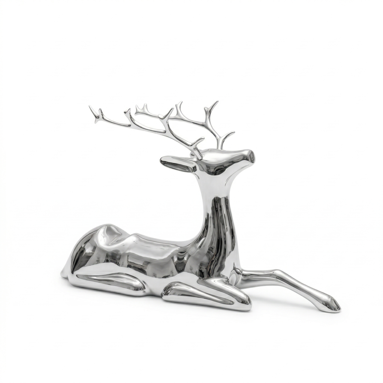 Снимка на Декоративна стойка за вино елен Deer | Огледална | 40cm