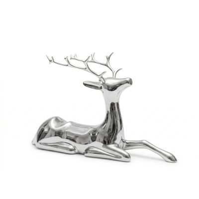 Декоративна стойка за вино елен Deer | Огледална | 40cm