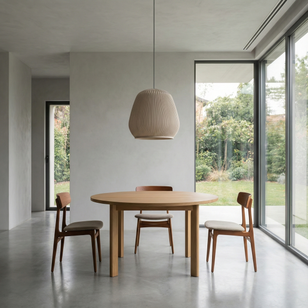 Снимка на Висящ пендел Globe A | Текстилен абажур | Бял | E27