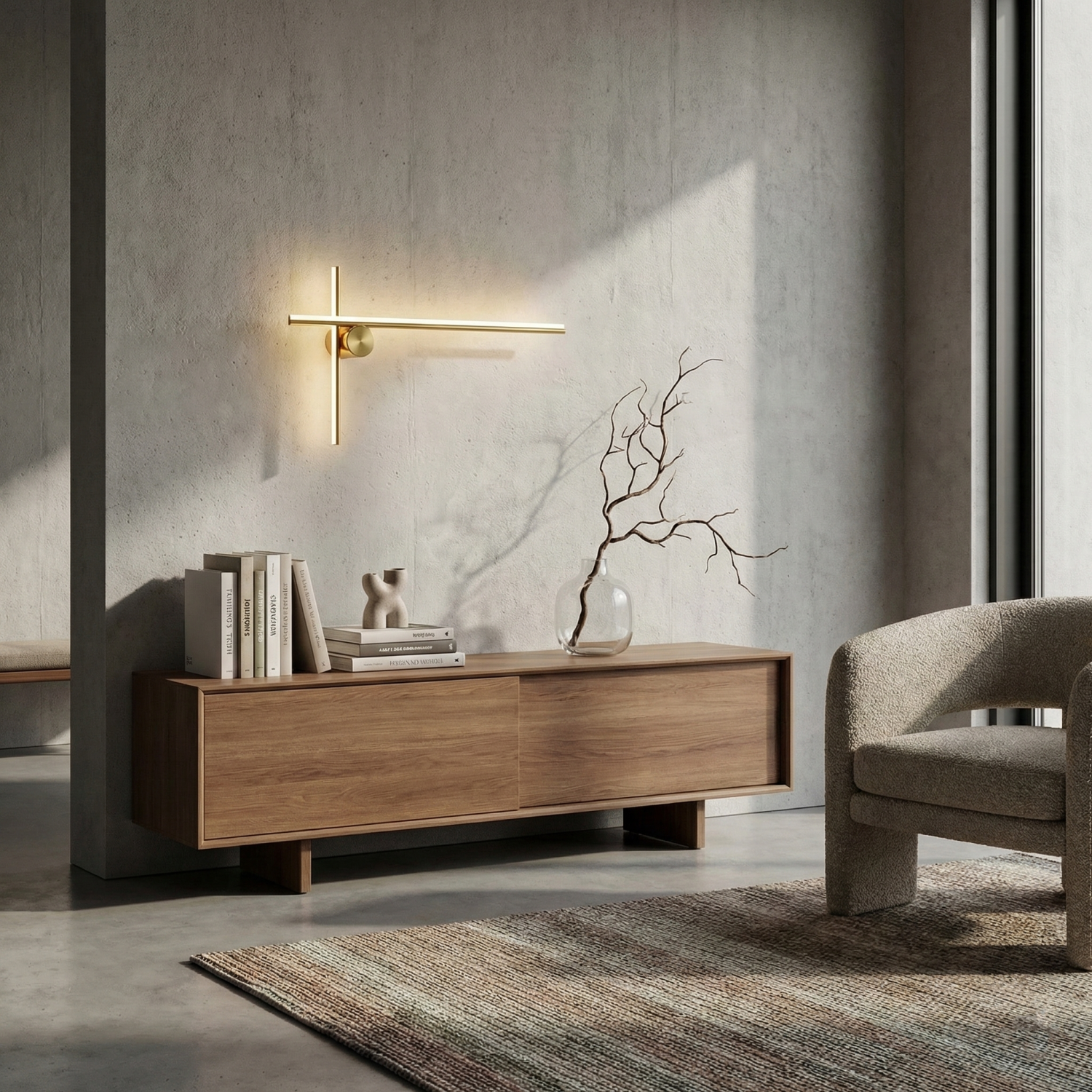 Детайлно изображение на Стенен LED аплик Linear Wall | Линеен дизайн | 13W | 730мм Снимка на Стенен LED аплик Linear Wall | Линеен дизайн | 13W | 730мм