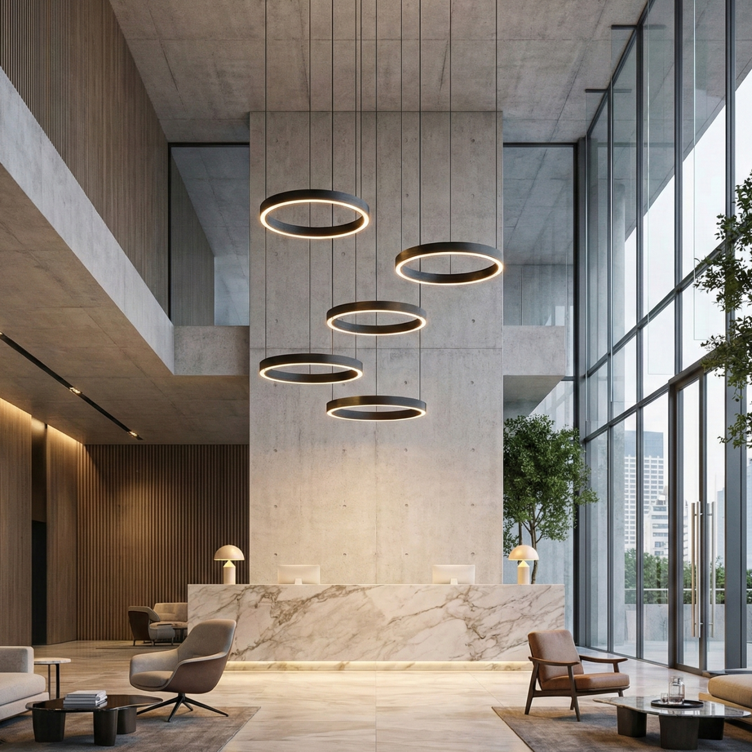 Детайлно изображение на Висящо LED осветително тяло Luno тип пръстен с 2.4G дистанционно Снимка на Висящо LED осветително тяло Luno тип пръстен с 2.4G дистанционно