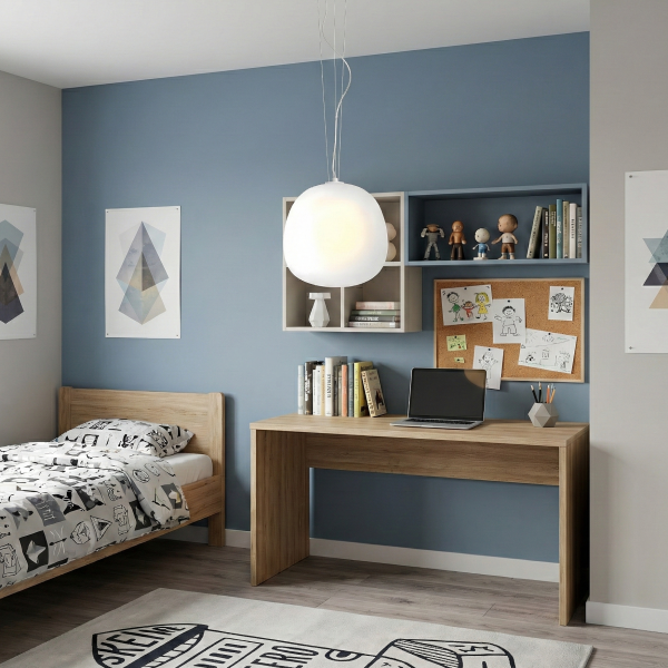 Детайлно изображение на Висящ пендел Mist | Пясъчно бял | Матиран дифузер Снимка на Висящ пендел Mist | Пясъчно бял | Матиран дифузер