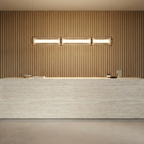 Снимка на Висяща лампа Node | Прозрачно стъкло - капсула | 3000K | 54W