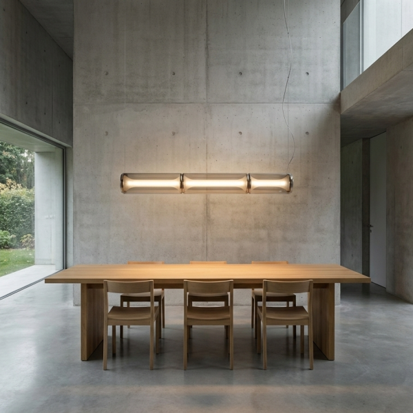 Снимка на Висяща лампа Node | Прозрачно стъкло - капсула | 3000K | 54W