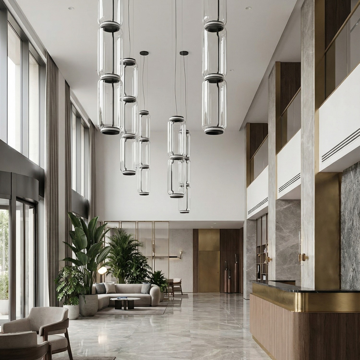 Детайлно изображение на Висяща LED лампа Norda A3 | Тройна стъклена капсула | 3000K | 28W Снимка на Висяща LED лампа Norda A3 | Тройна стъклена капсула | 3000K | 28W