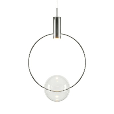 Висяща LED пендел Nox | Сфера с пръстен | 5W | 3000K