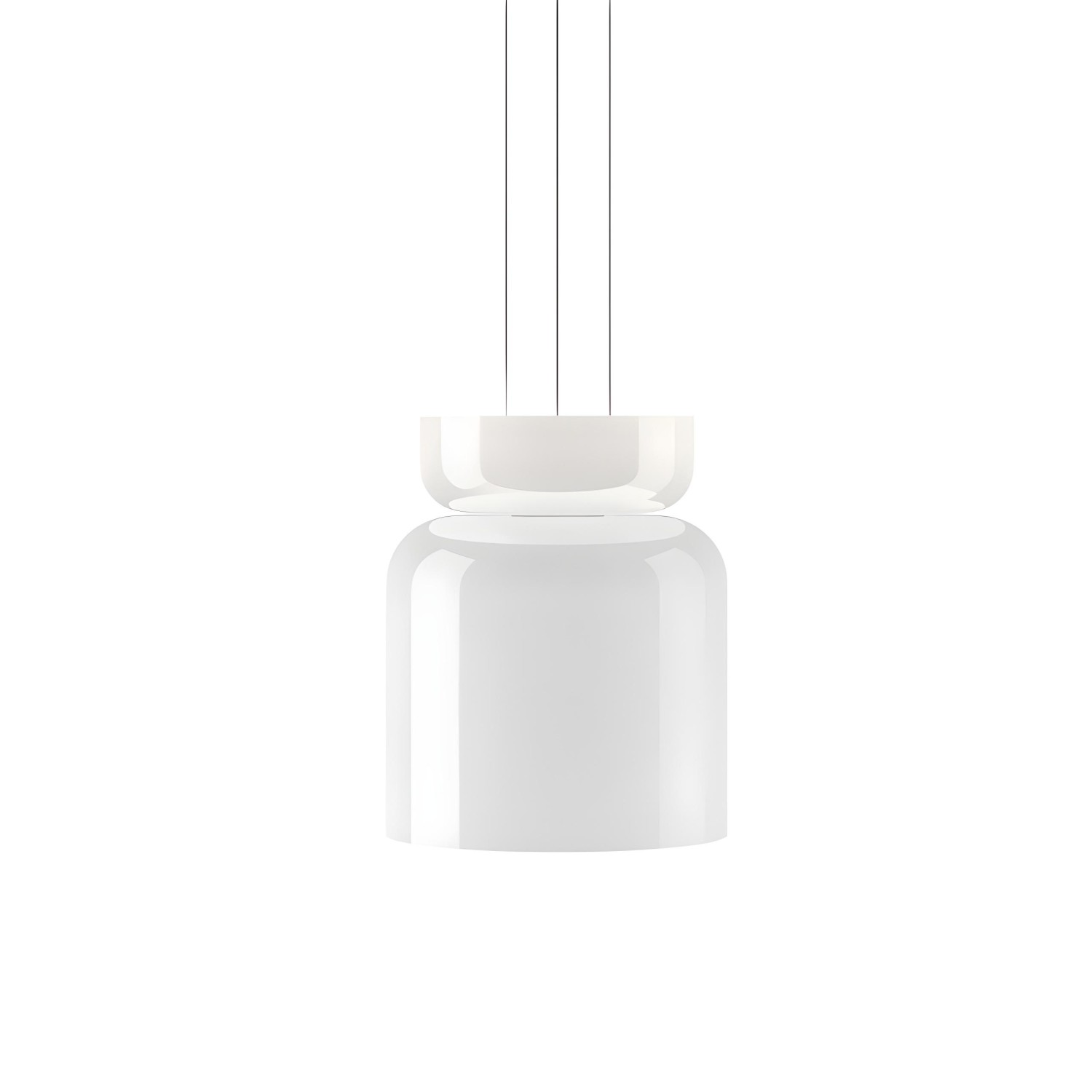 Детайлно изображение на Висящ LED пендел Pluto Down | Бяло стъкло | 14W | 3000K Снимка на Висящ LED пендел Pluto Down | Бяло стъкло | 14W | 3000K