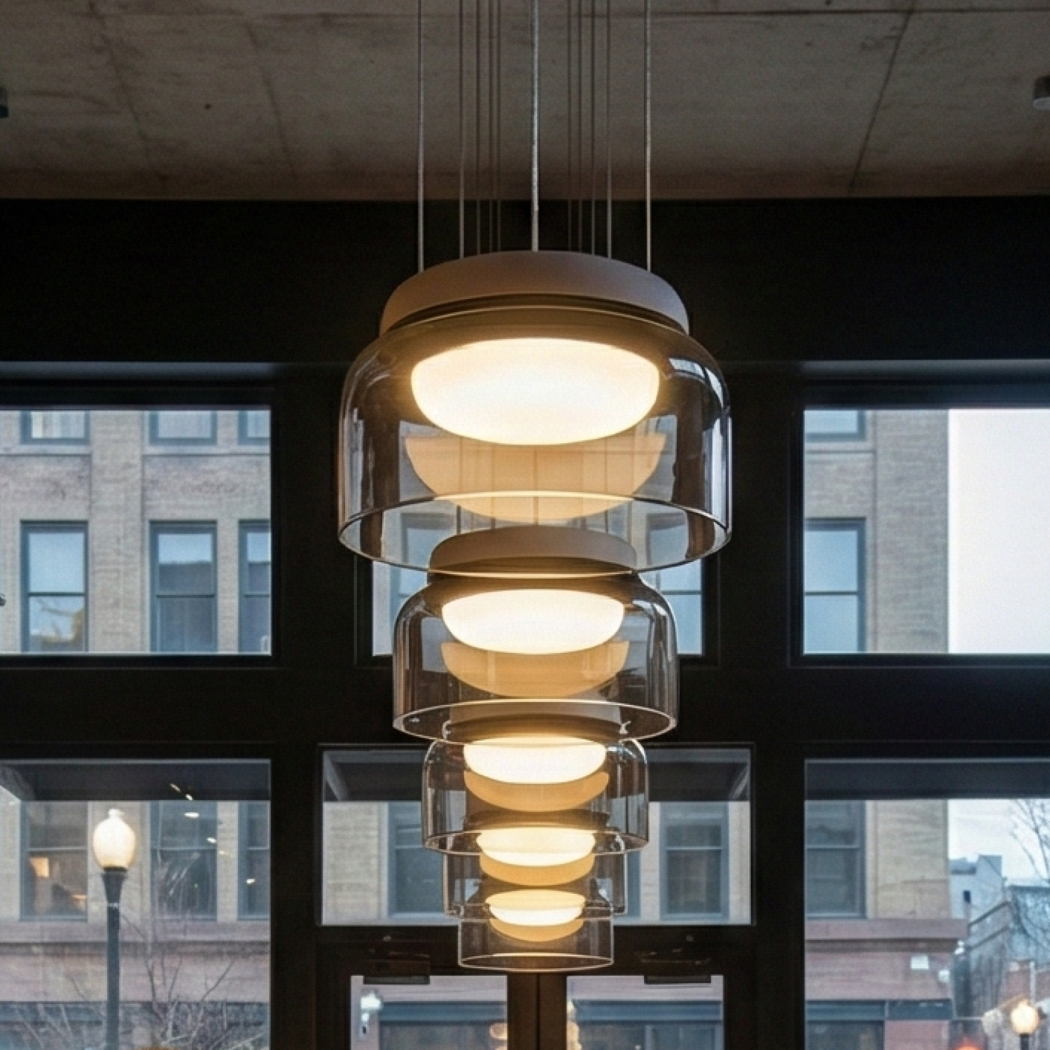 Детайлно изображение на Висящ LED пендел Pluto | Опушен | 6W | 3000K Снимка на Висящ LED пендел Pluto | Опушен | 6W | 3000K