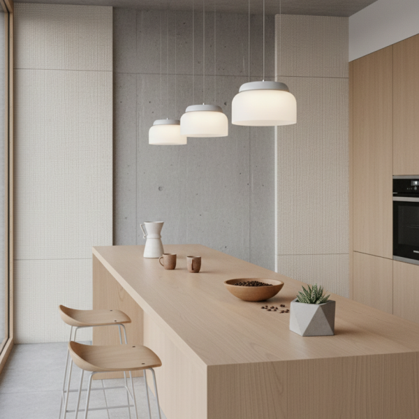 Детайлно изображение на Висящ LED пендел Pluto | Бяло стъкло | 6W | 3000K Снимка на Висящ LED пендел Pluto | Бяло стъкло | 6W | 3000K