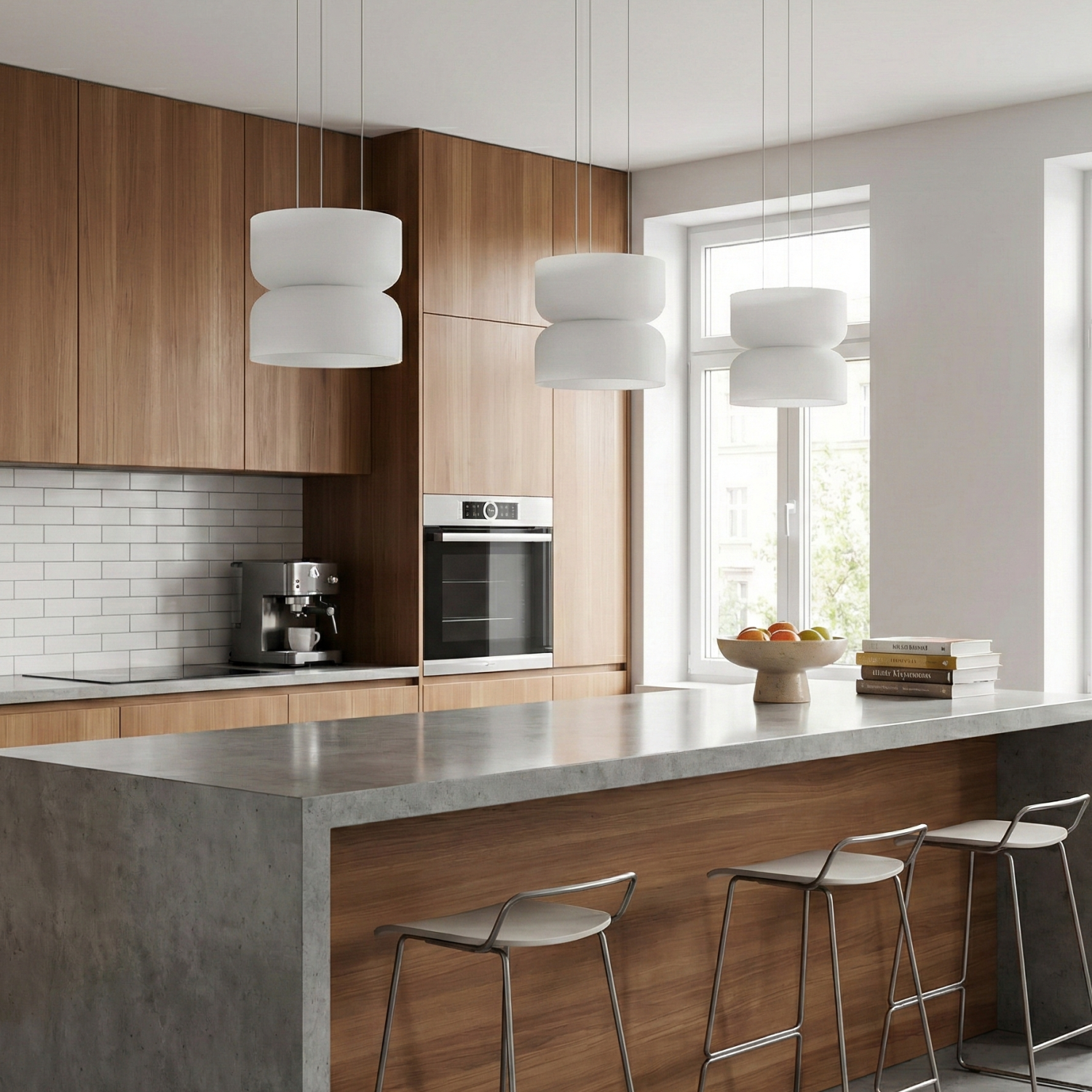 Детайлно изображение на Висящ LED пендел Pluto Up&Down | Бяло стъкло | 12W | 3000K Снимка на Висящ LED пендел Pluto Up&Down | Бяло стъкло | 12W | 3000K