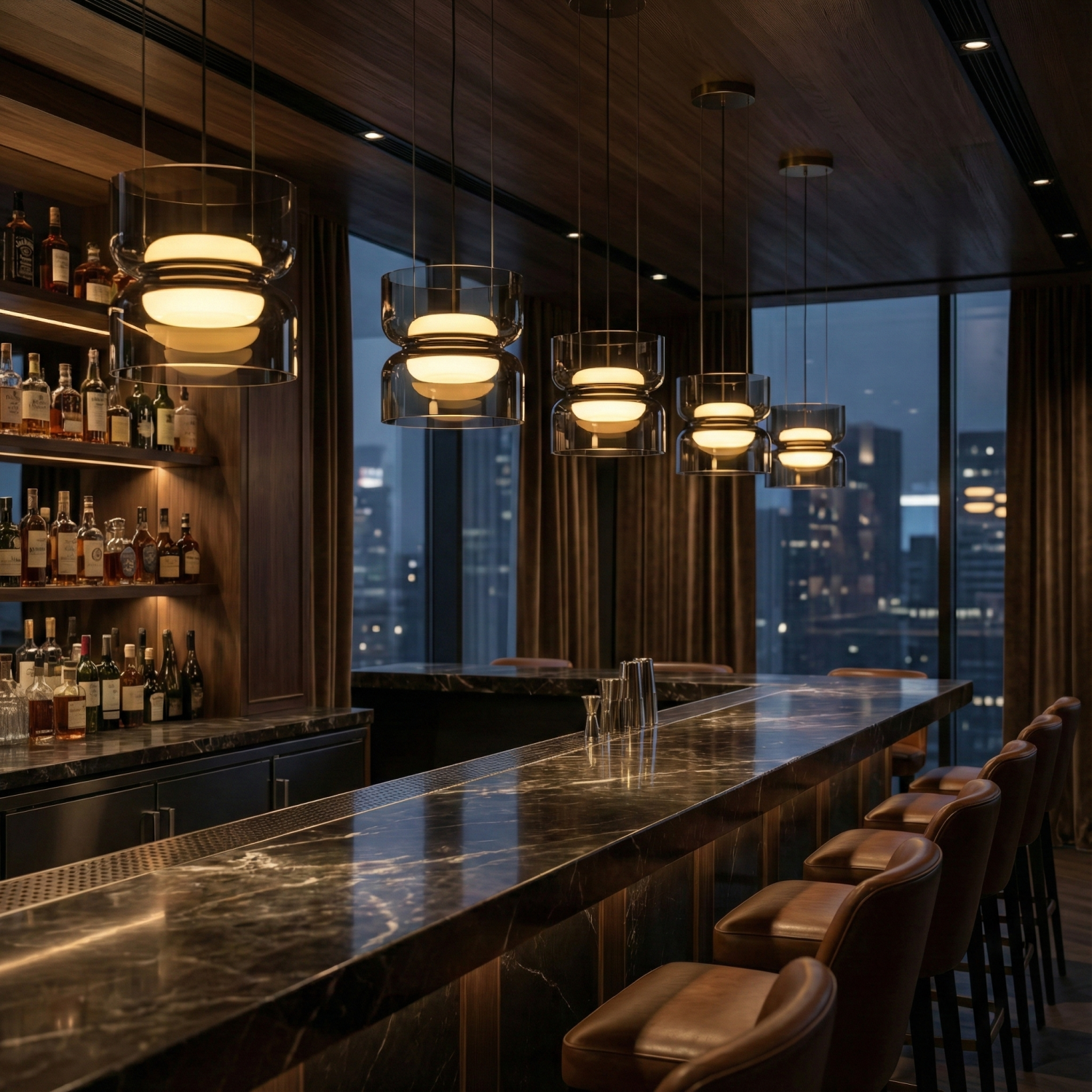 Снимка на Висящ LED пендел Pluto Up&Down | Опушен | 12W | 3000K