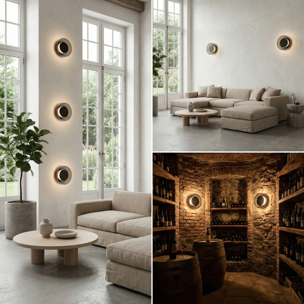 Детайлно изображение на Стенен LED аплик Pluto | Опушено стъкло | 6W | 3000K Снимка на Стенен LED аплик Pluto | Опушено стъкло | 6W | 3000K