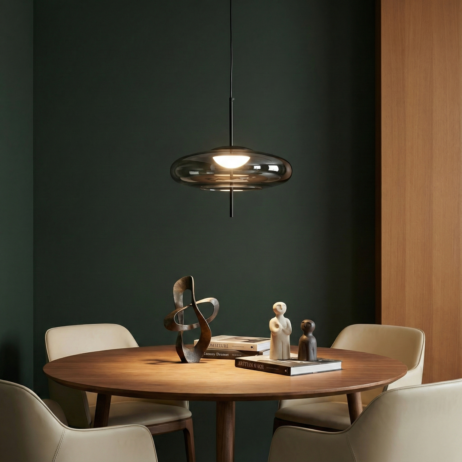 Снимка на Висящ пендел Pond | Опушено стъкло | 10W | 3000K