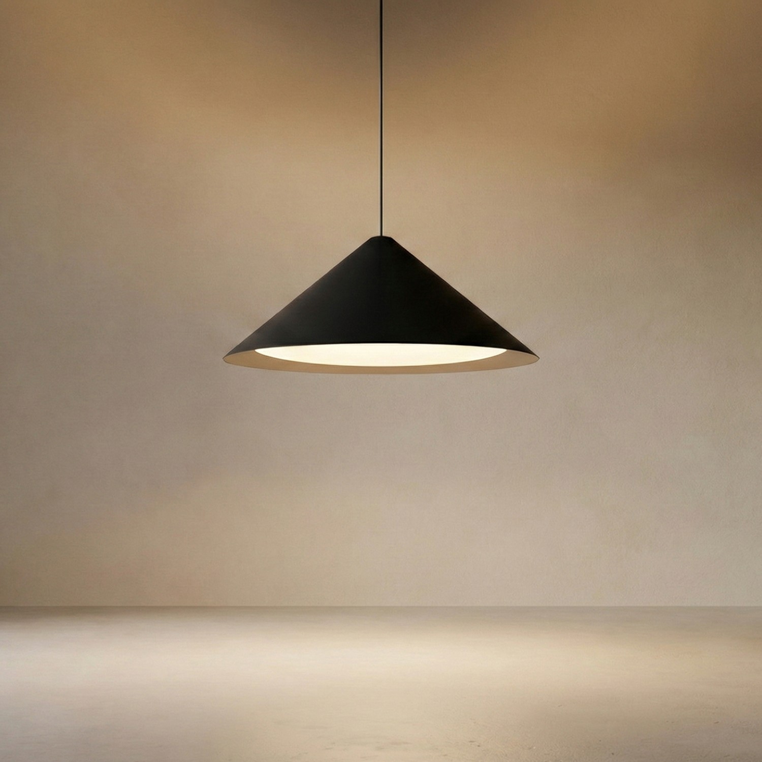 Снимка на Висяща LED лампа Radiant PL | Конусовидна |16W | Черна | Ø650 mm