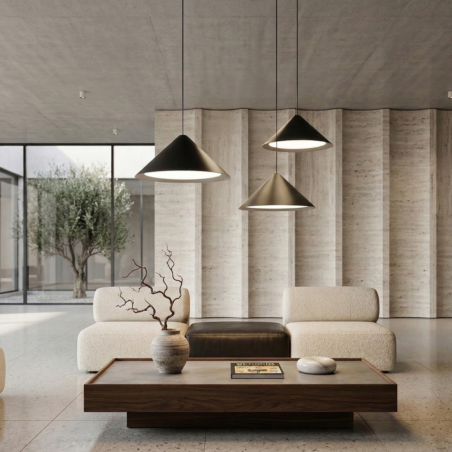 Снимка на Висяща LED лампа Radiant PL | Конусовидна |16W | Черна | Ø650 mm