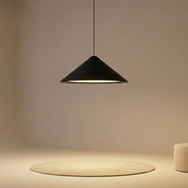 Снимка на Висяща LED лампа Radiant PL | Конусовидна |16W | Черна | Ø650 mm