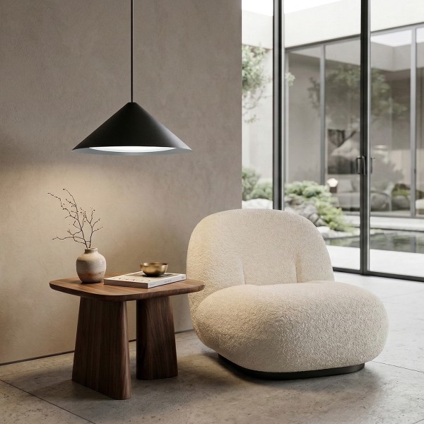 Снимка на Висяща LED лампа Radiant PL | Конусовидна |16W | Черна | Ø650 mm