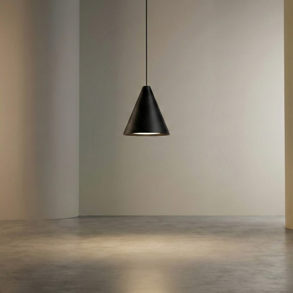 Детайлно изображение на Висяща LED лампа Radiant PS | 250mm | Конусовидна | 7W | Черна Снимка на Висяща LED лампа Radiant PS | 250mm | Конусовидна | 7W | Черна