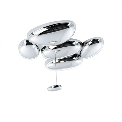 LED плафон Rise | Огледална хромирана форма | 10W | 3000K 