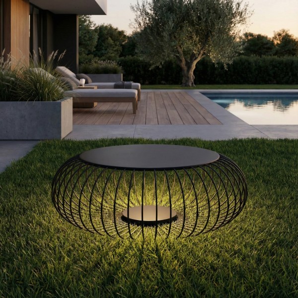 Снимка на Градинска LED лампа - масичка Riva L | Ø90 см | 8W | IP44