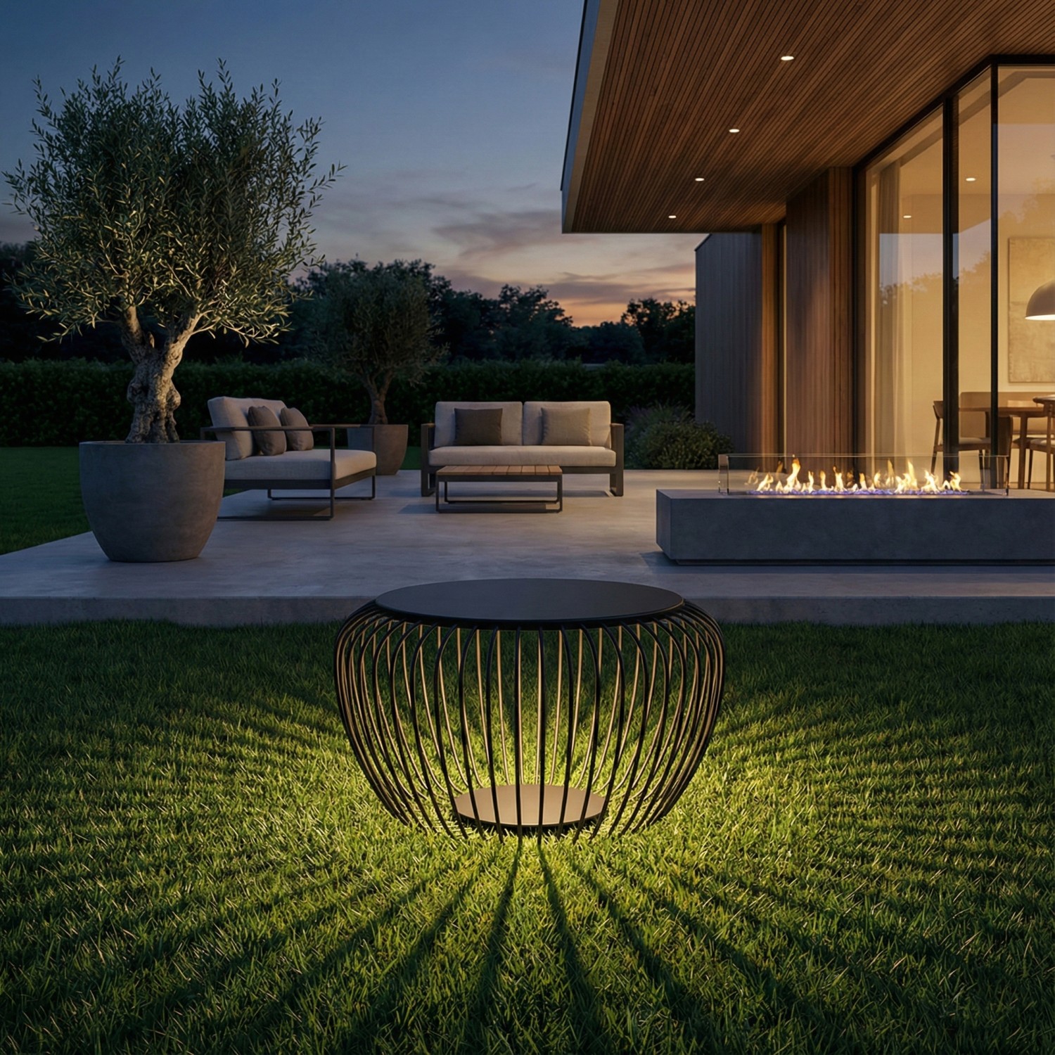 Детайлно изображение на LED подова лампа - маса Riva M | 60cm | 8W | 3000K | Черна Снимка на LED подова лампа - маса Riva M | 60cm | 8W | 3000K | Черна