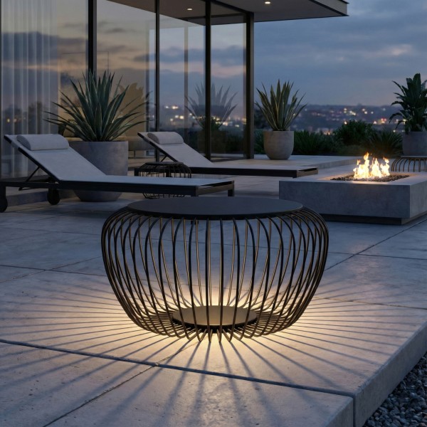 Детайлно изображение на LED подова лампа - маса Riva M | 60cm | 8W | 3000K | Черна Снимка на LED подова лампа - маса Riva M | 60cm | 8W | 3000K | Черна