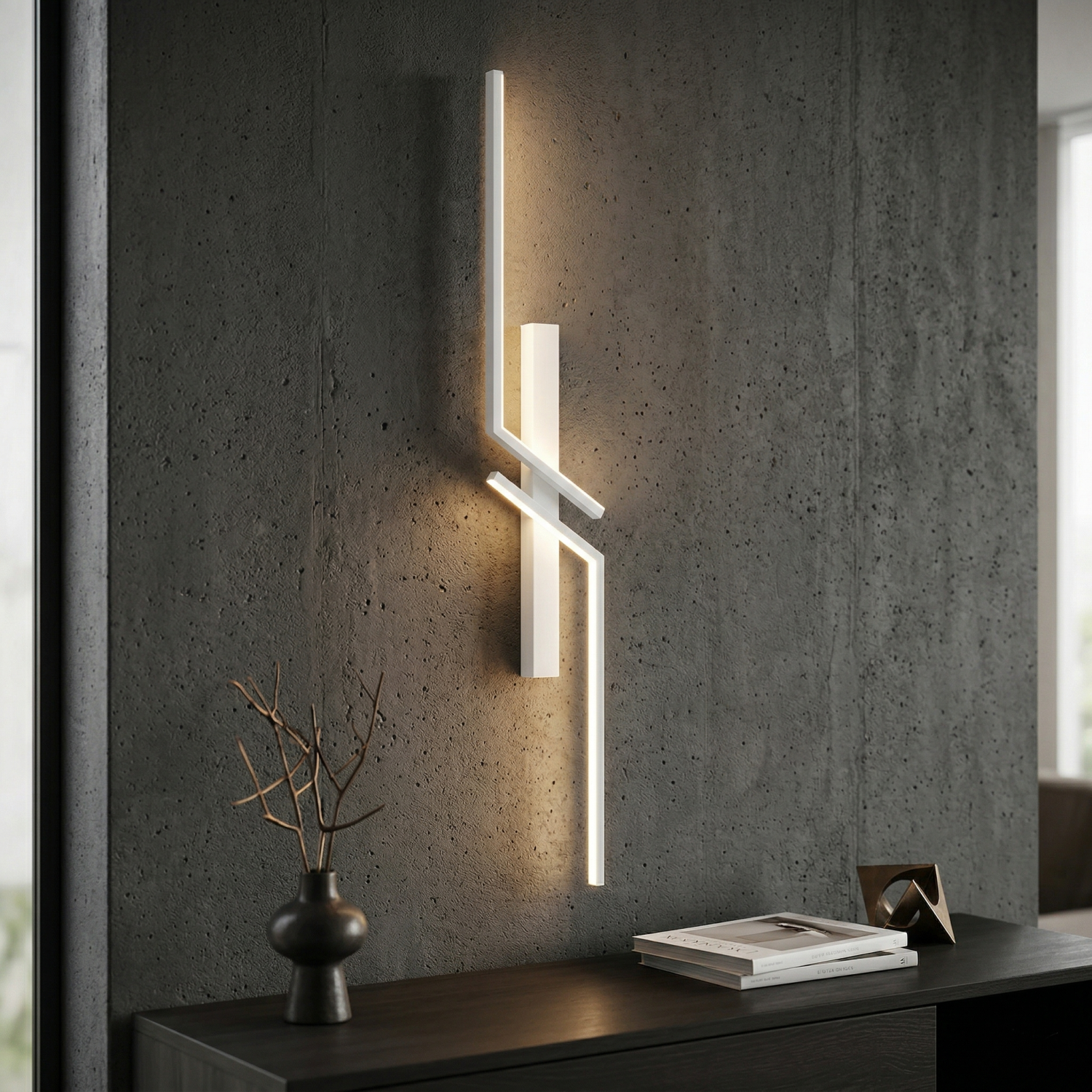 Детайлно изображение на Стенен LED аплик Rod | 80cm | 12W | 3000K Снимка на Стенен LED аплик Rod | 80cm | 12W | 3000K