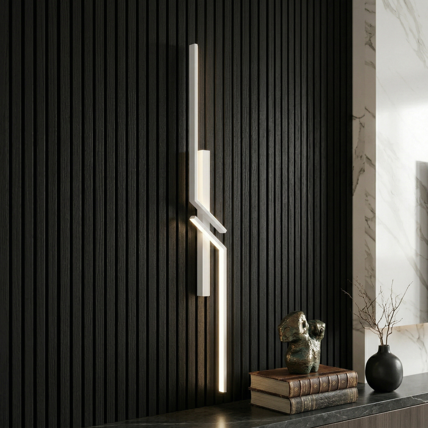 Детайлно изображение на Стенен LED аплик Rod | 80cm | 12W | 3000K Снимка на Стенен LED аплик Rod | 80cm | 12W | 3000K