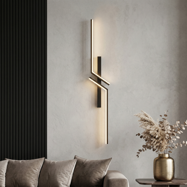 Детайлно изображение на Стенен LED аплик Rod | 80cm | 12W | 3000K Снимка на Стенен LED аплик Rod | 80cm | 12W | 3000K