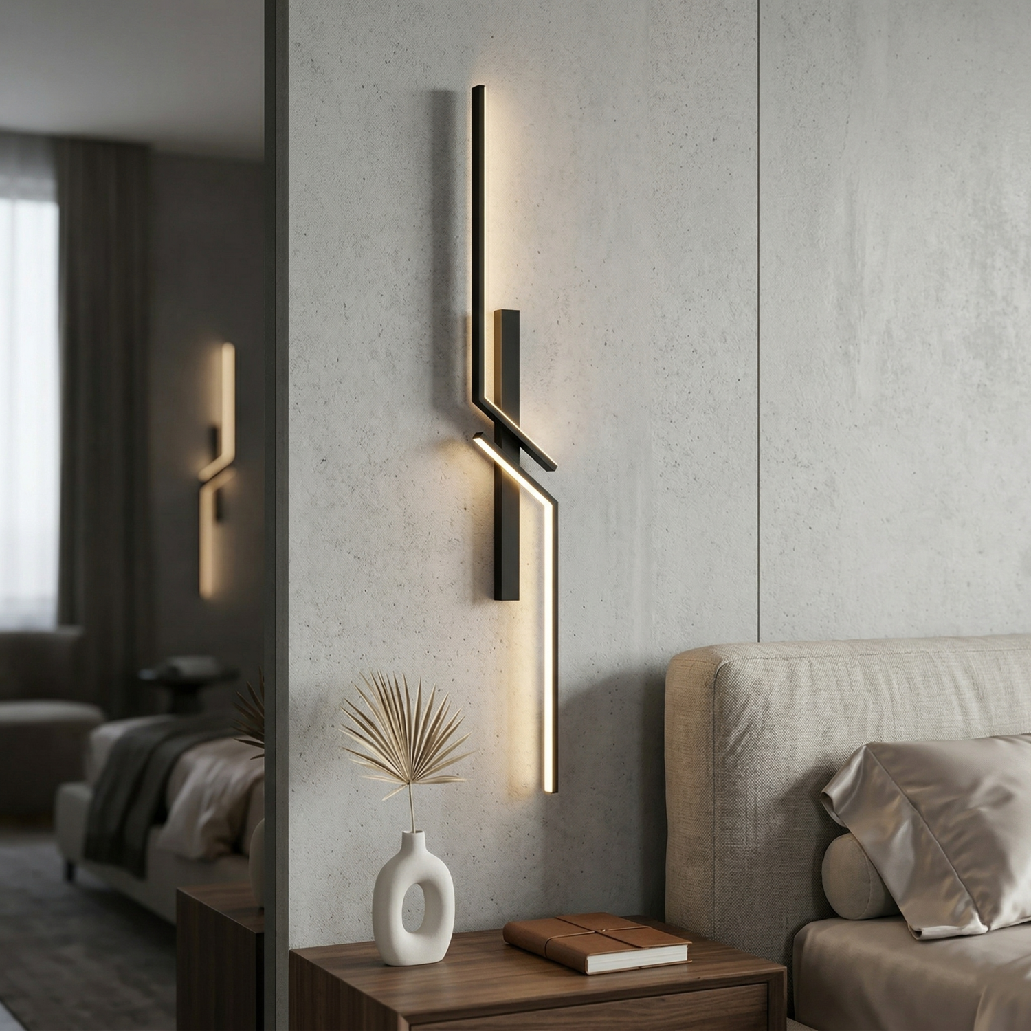 Детайлно изображение на Стенен LED аплик Rod | 80cm | 12W | 3000K Снимка на Стенен LED аплик Rod | 80cm | 12W | 3000K
