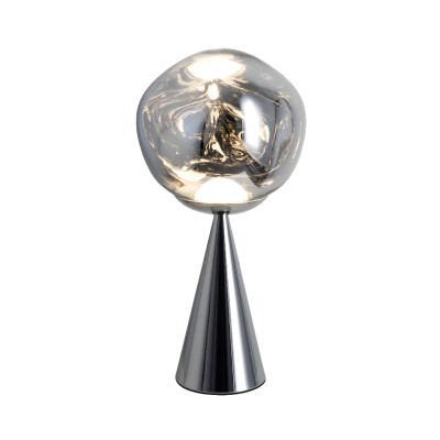 Настолна дизайнерска LED лампа Ruby | Метален конус | 3000K | 6W | 58cm