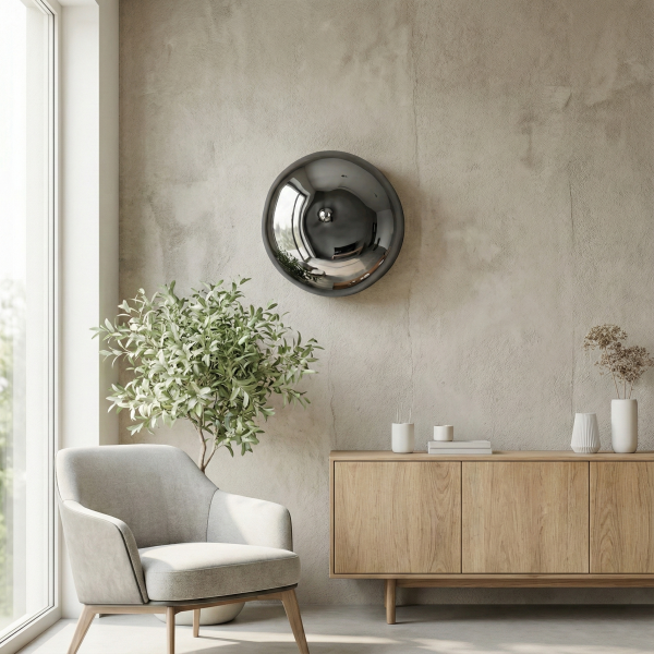 Снимка на Стенен LED аплик Ruby | Хромирана сферична глава | 6W | 3000K