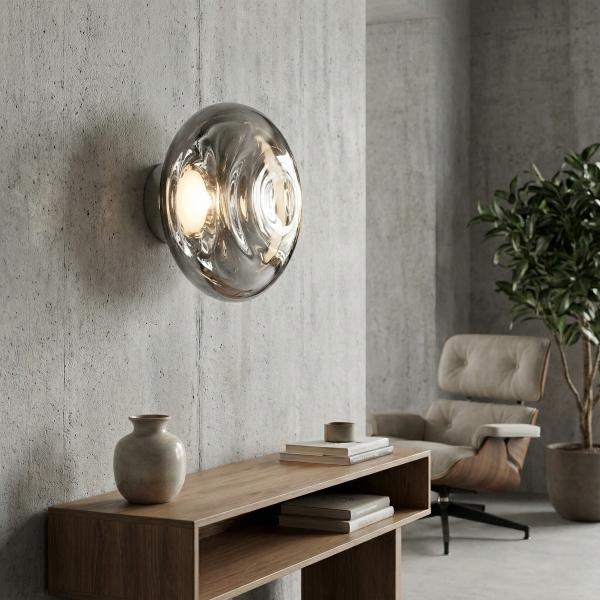 Снимка на Стенен LED аплик Ruby | Хромирана сферична глава | 6W | 3000K